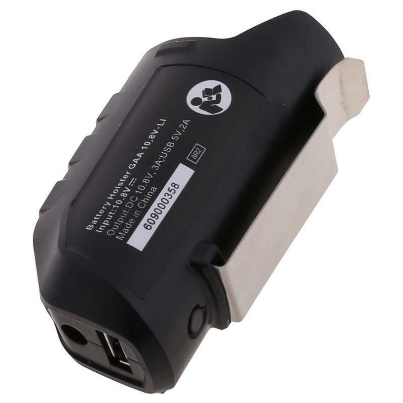 USB Adapter Charger Holster Replacement For BOSCH Professional Li-ion Battery