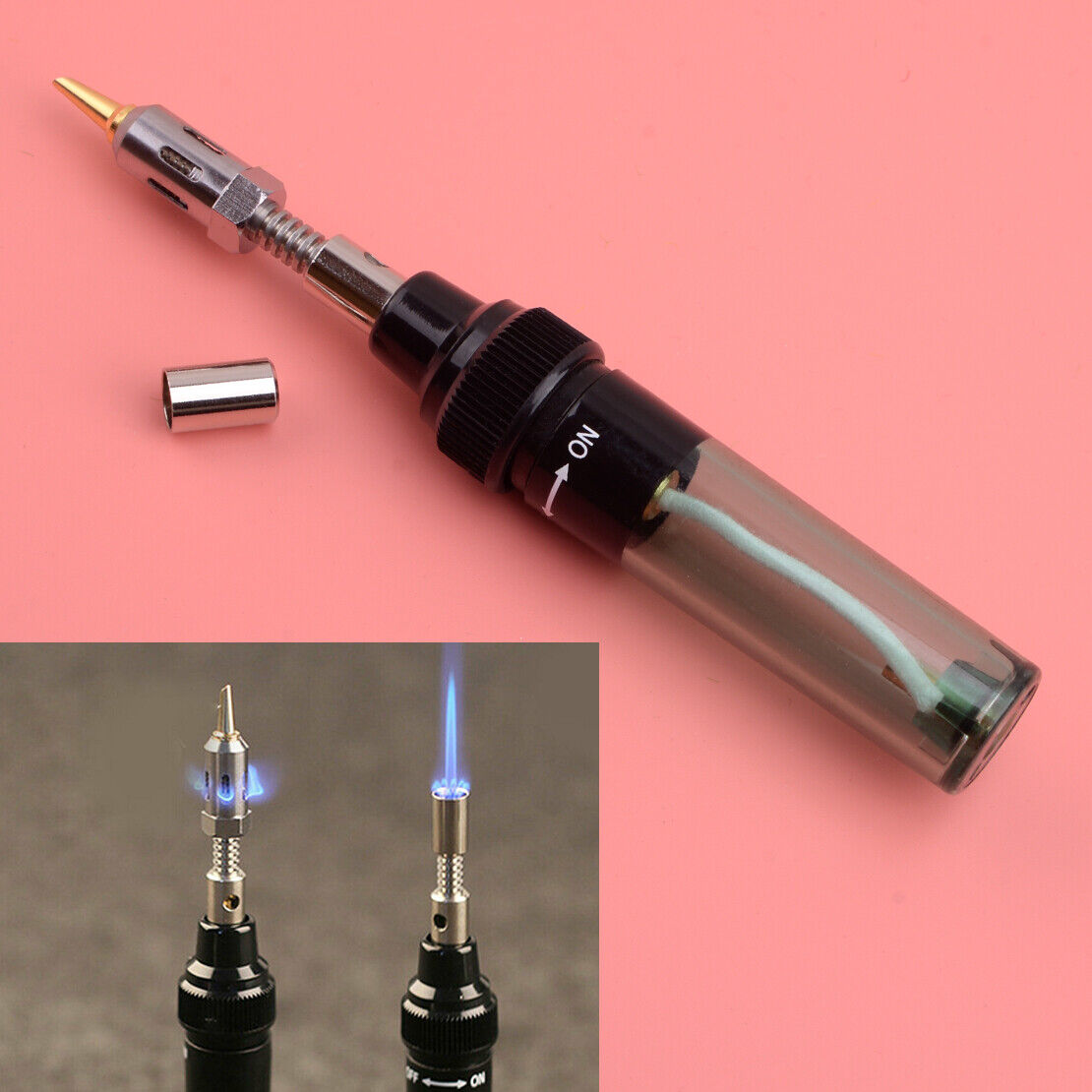 Gas Blow Torch Soldering Solder Iron Gun Butane Cordless Welding Pen Burner