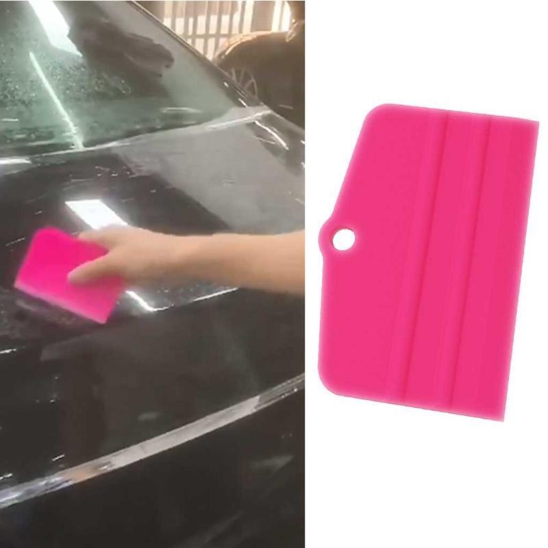 Squeegee Felt Edge Car Film Scraper Window Tint Soft Rubber Silicone Wrap Tools