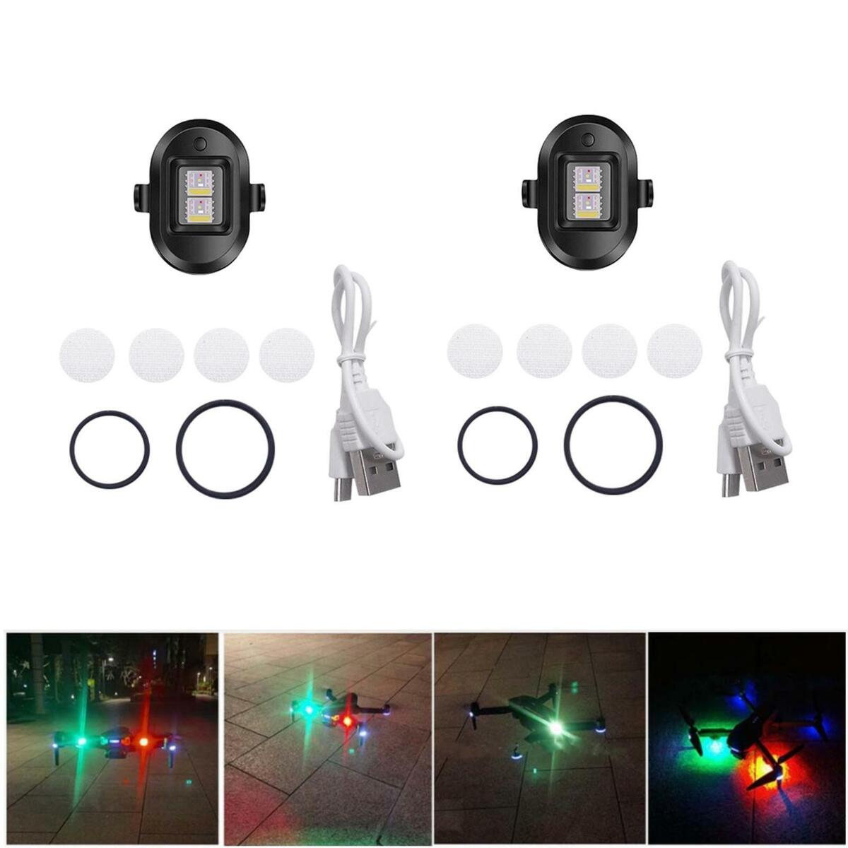 2 Count   Emergency Warning Lamp for   Series Accessories