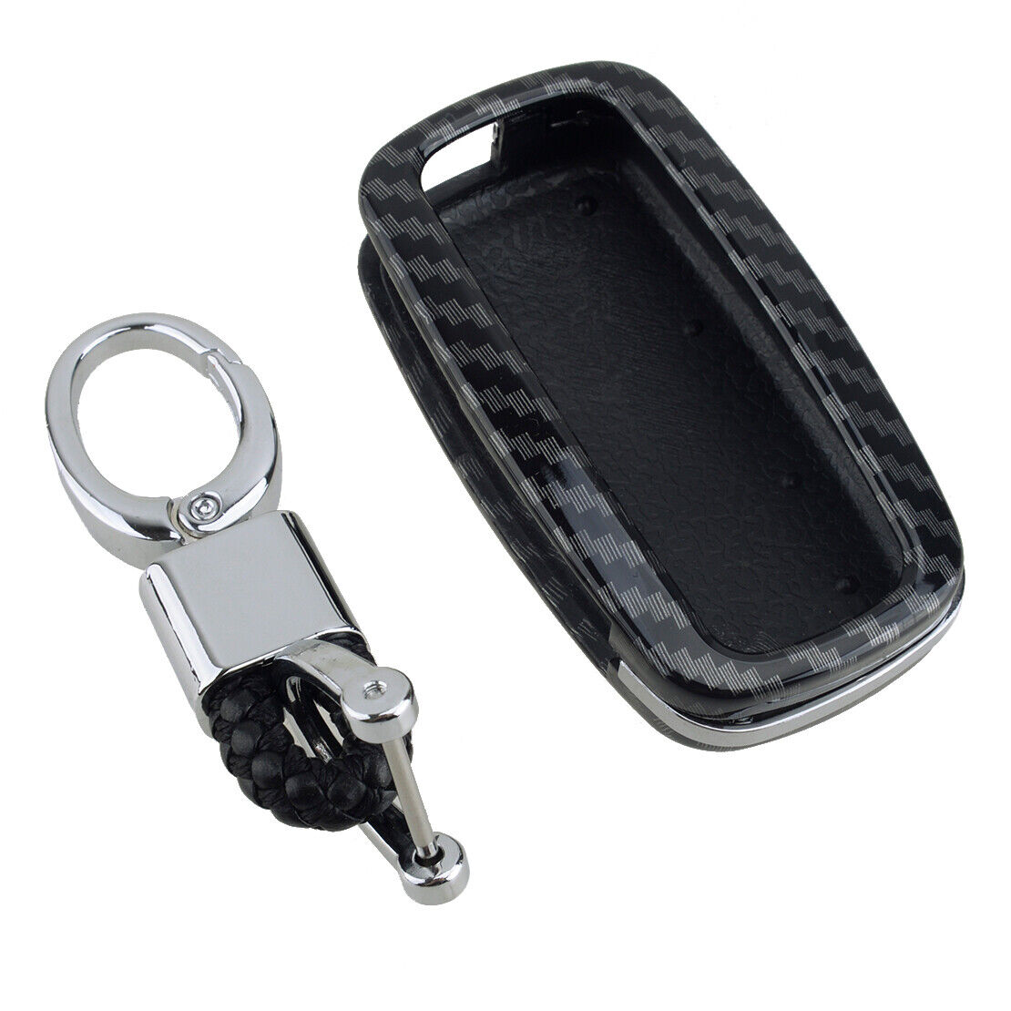 Flip Key Fob Case Shell Cover Fit For VW Golf MK6 Tiguan Polo MK5 Eos