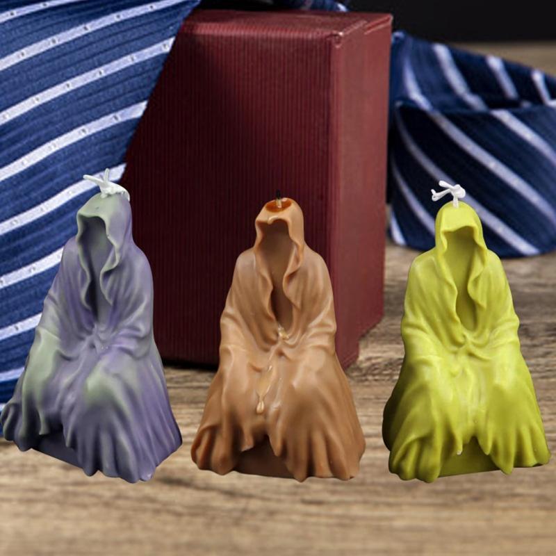 Mysterious Ghost Silicone Mold Soap Candle Making Mould Handmade