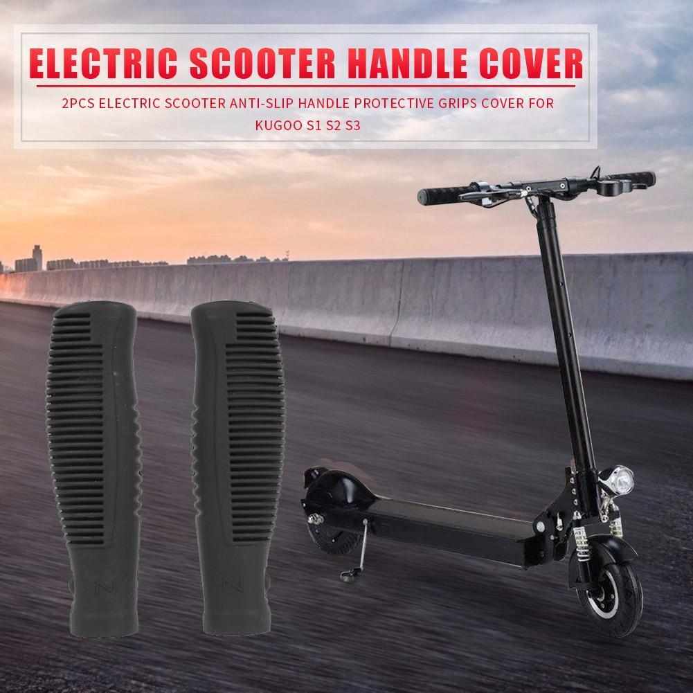 2pcs Electric Scooter Silicone Anti-slip Handle Cover for Kugoo S1 S2 S3
