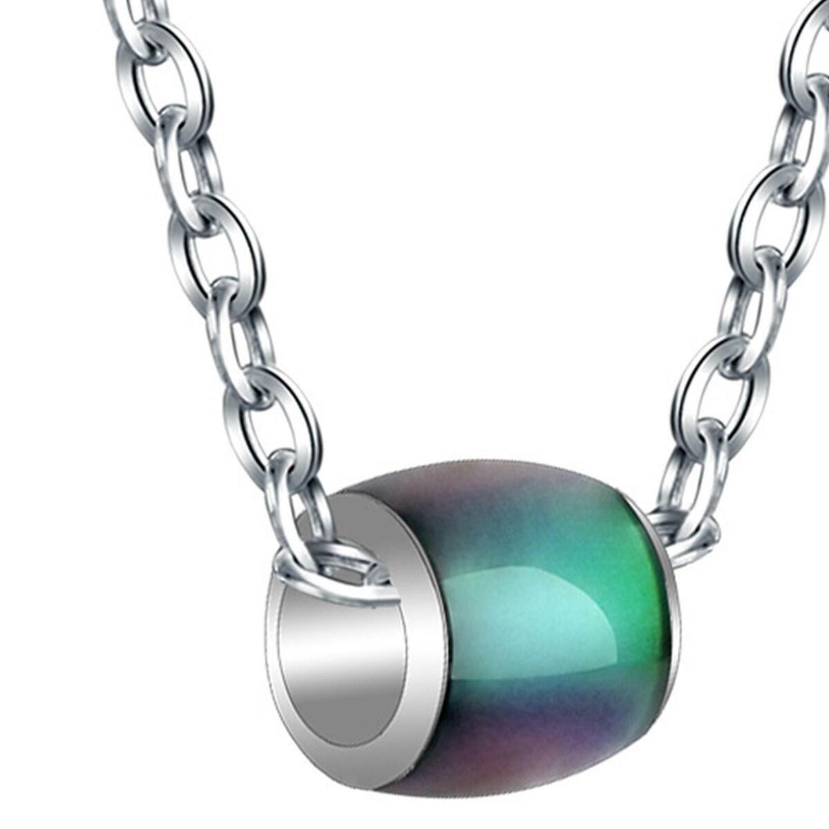 Temperature Sensing Pendant Necklace Jewelry Gift Romantic for Anniversary