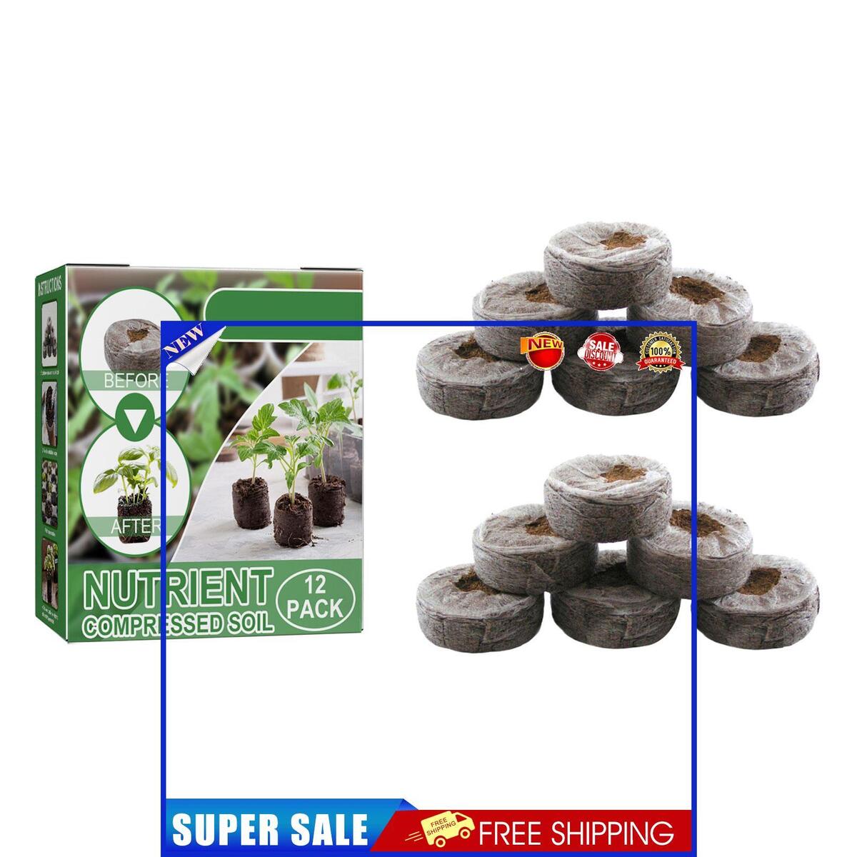 Seedling Germination Soil Blocks - Mixed Coconut Bran Peat Lignin Pellets