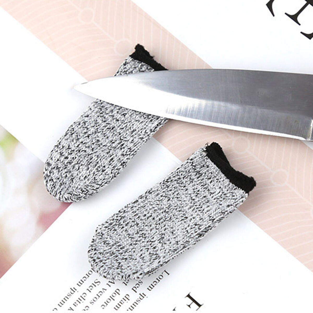 1 Pair Anti-cutting Finger Cover Finger Tips Protector for Carving Cooking