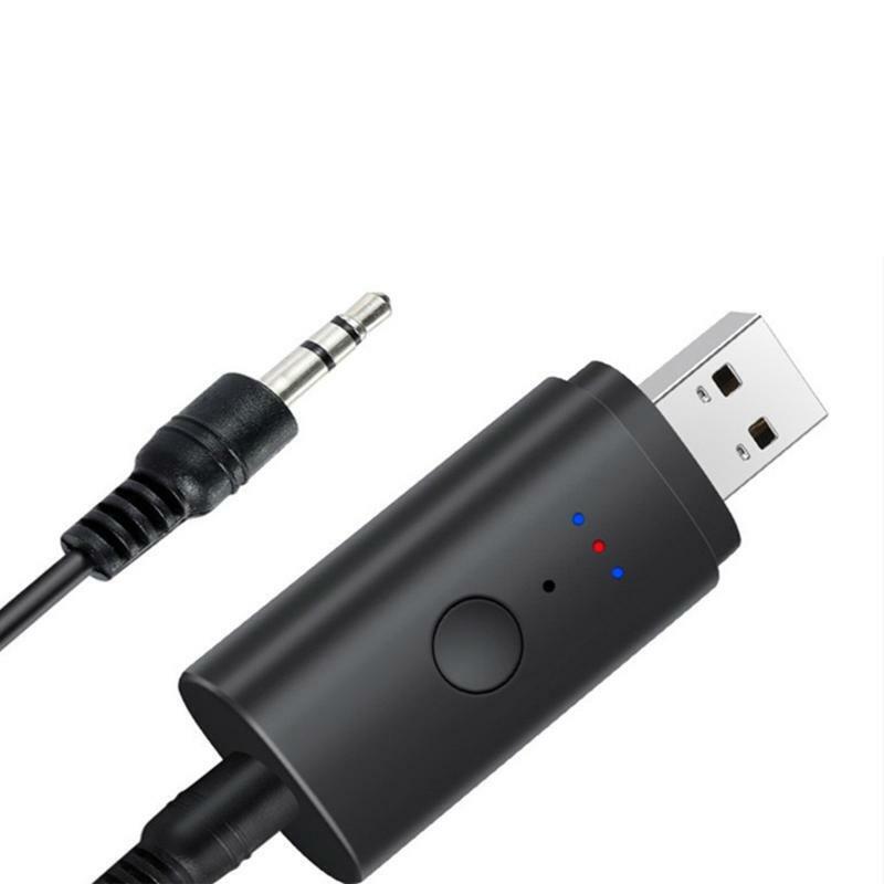 Audio Adapter 3.5 Aux USB Transmitter BT5.2 Wireless Speaker Radio Receiver