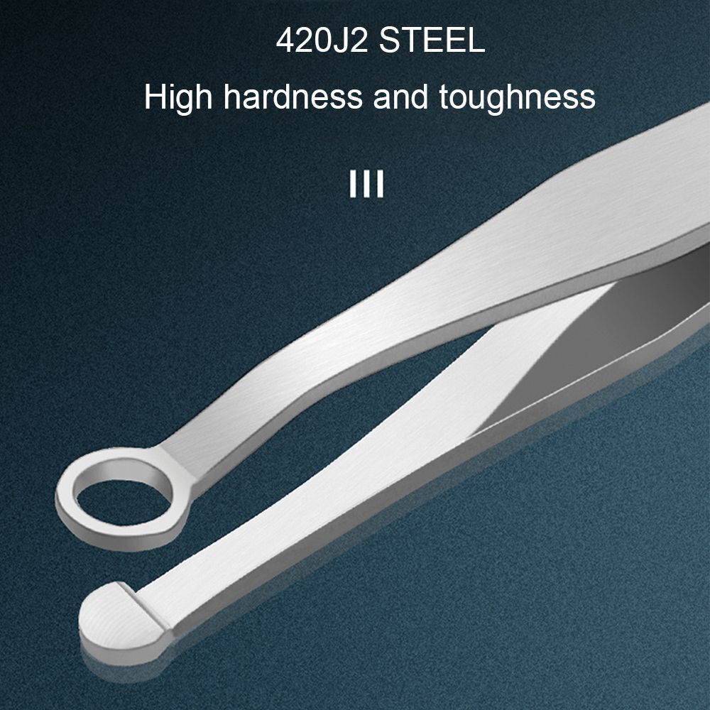 Steel Multifunction Round-tipped Trimming Nose Hair Clip Nose Hair Tweezers