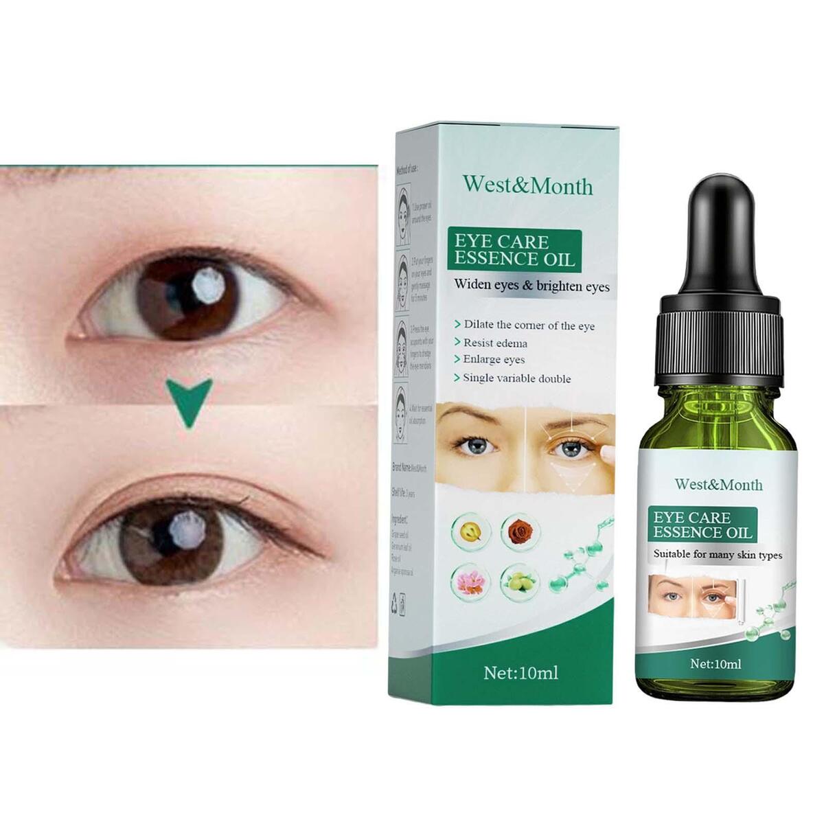 Eye Care Essence Oil Anti Swelling Double Eyelids Styling Shaping Firming