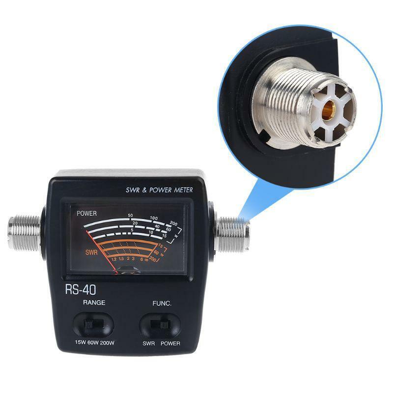NISSEI RS40 Power SWR Meter RS-Measurable Up to 200W Power Range with Adapter