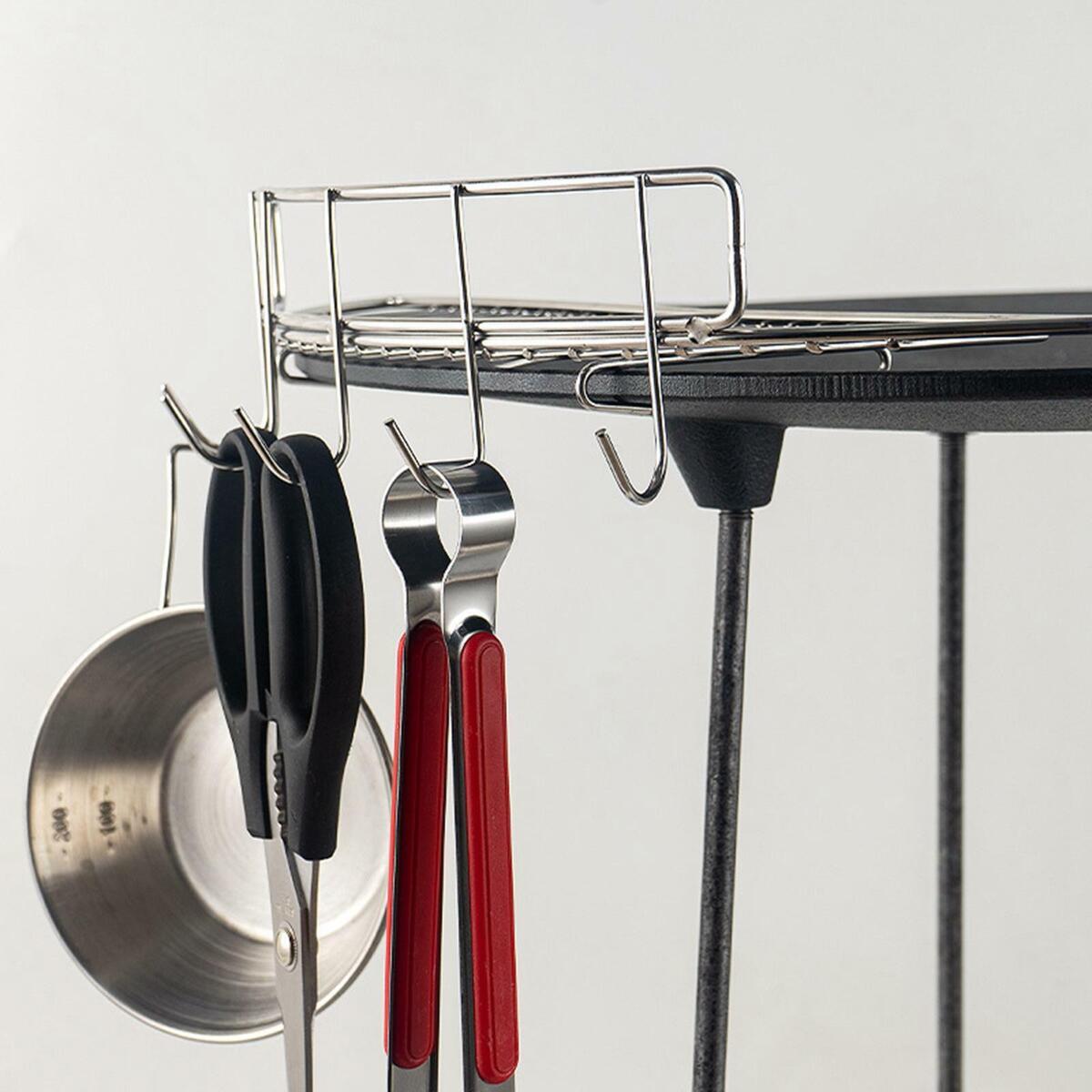 Oil Drainage Rack Barbecue Net for Camping Cooking Travel