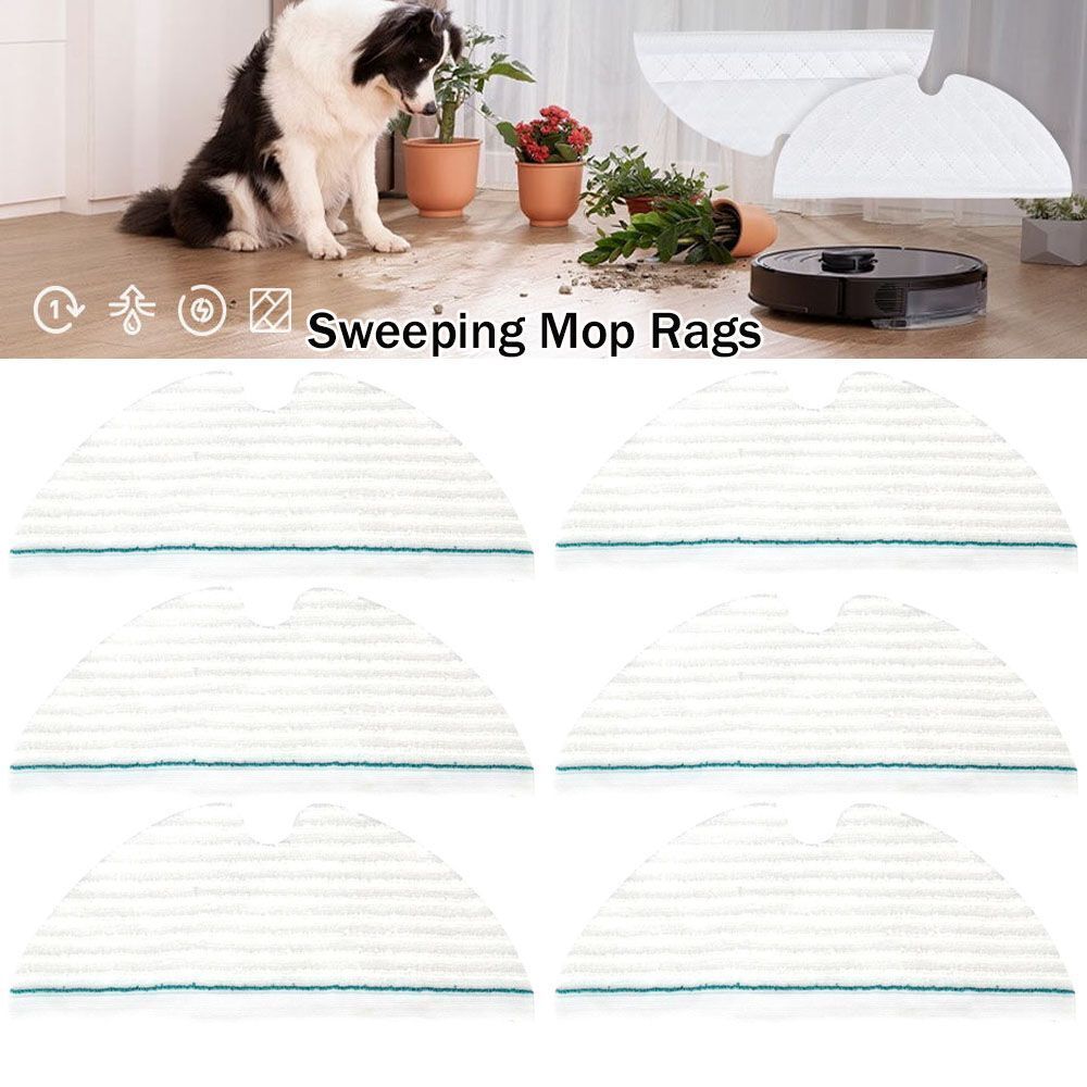 Washable Reusable Mopping Pads Cleaning Robot Mop Rags Mop Pads Mop Cloth