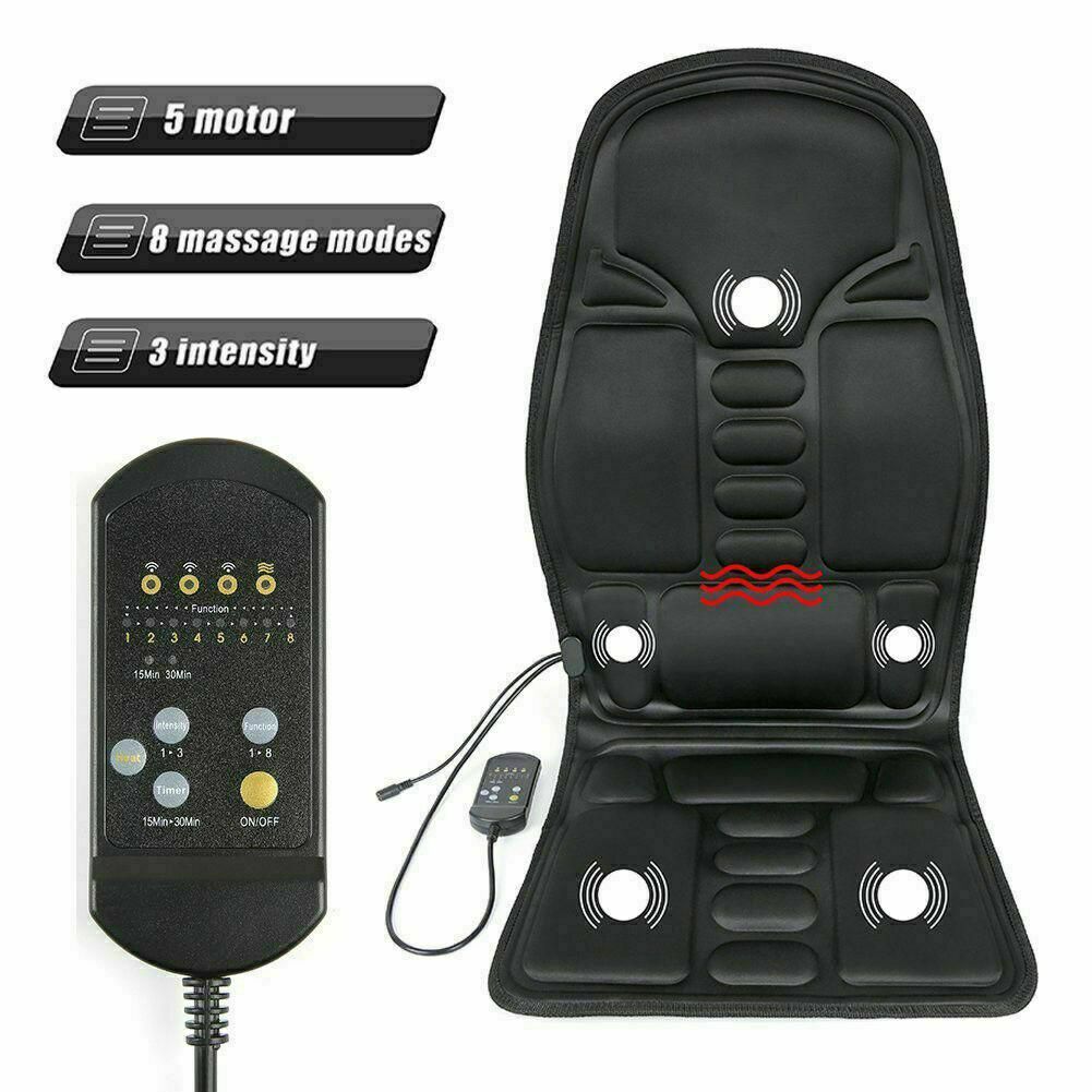 Relaxation Neck Mat Massager Massage Cushion Shiatsu Back Car Chair Seat Pad