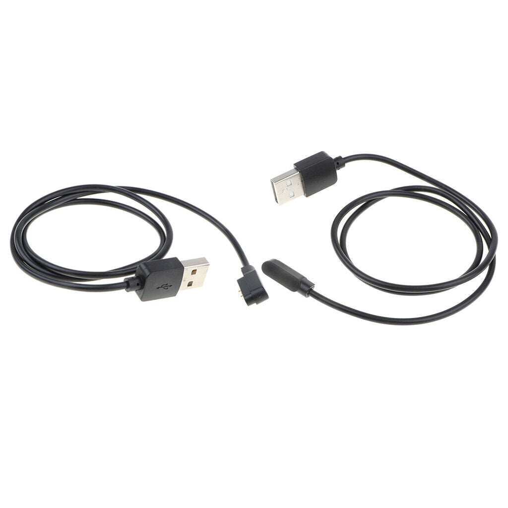2 Pin 2pcs Charger Magnetic Charging  USB Cable  Watch Bracelet 4mm