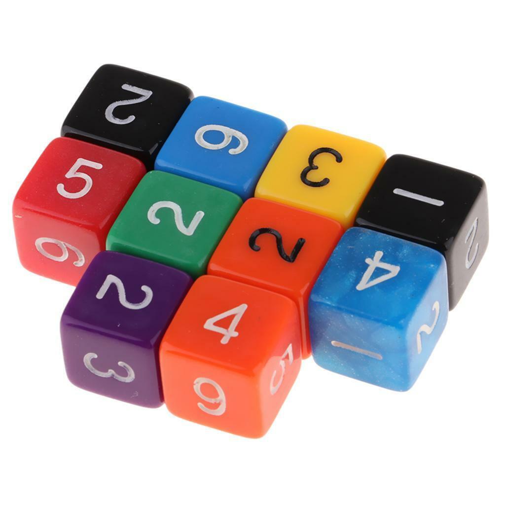 16mm   1 -    Set      D6   Die   For     RPG   Game   Accessory