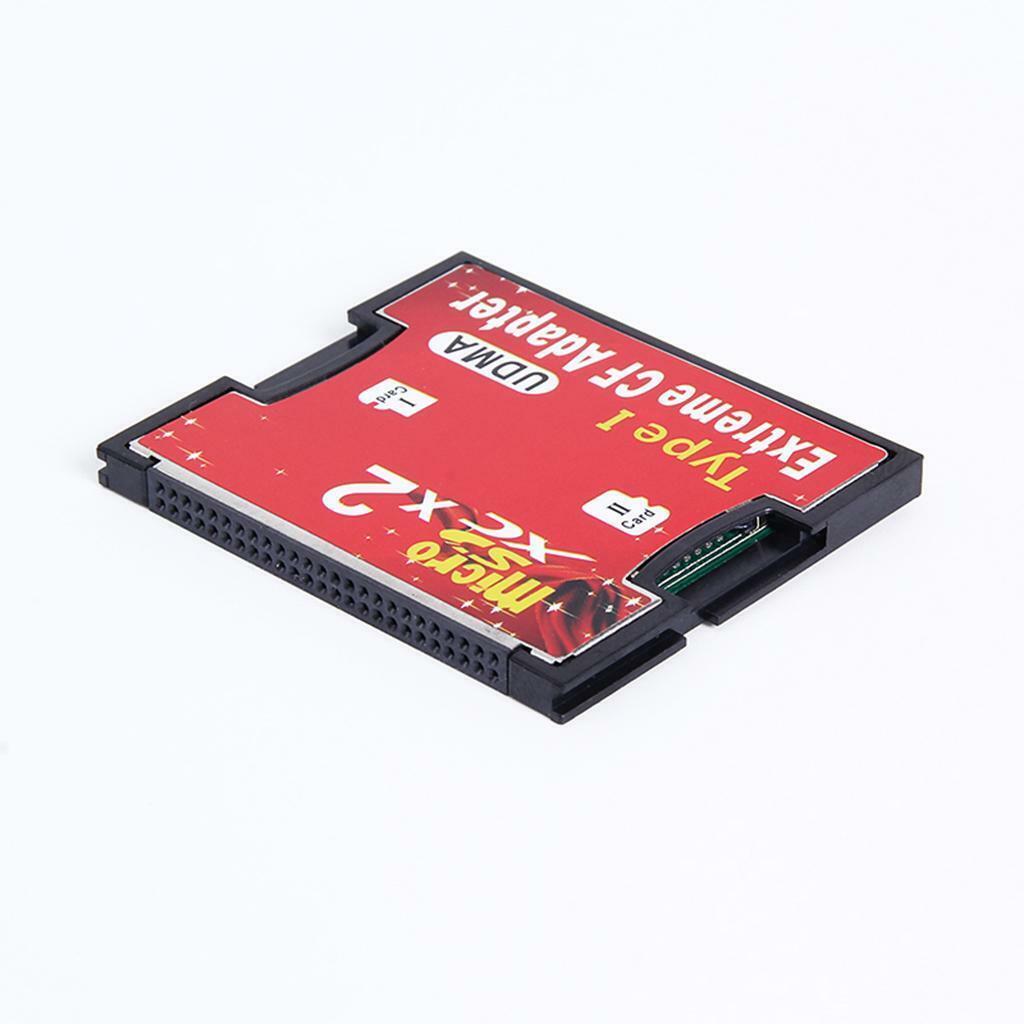 Dual Port SD / TF to CF Card Adapter SDHC SDXC to Compact Flash CF Type I Card