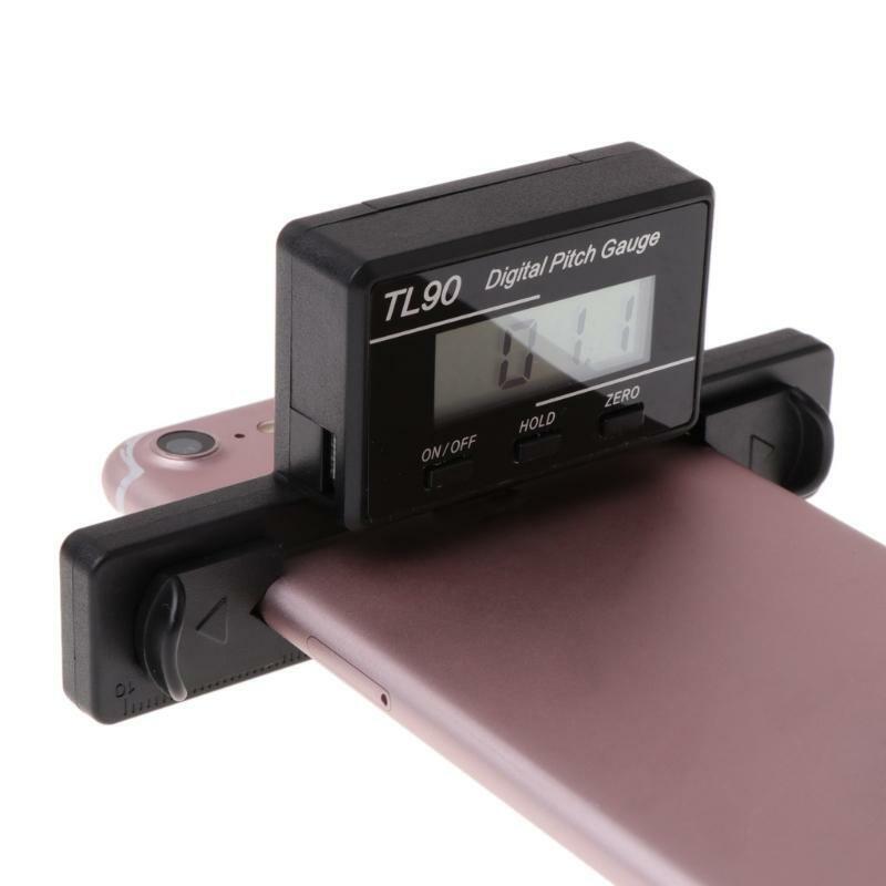 Compact Pitch Gauge with LCD Display Main Blade Digital Pitch Gauge Tl90 Useful