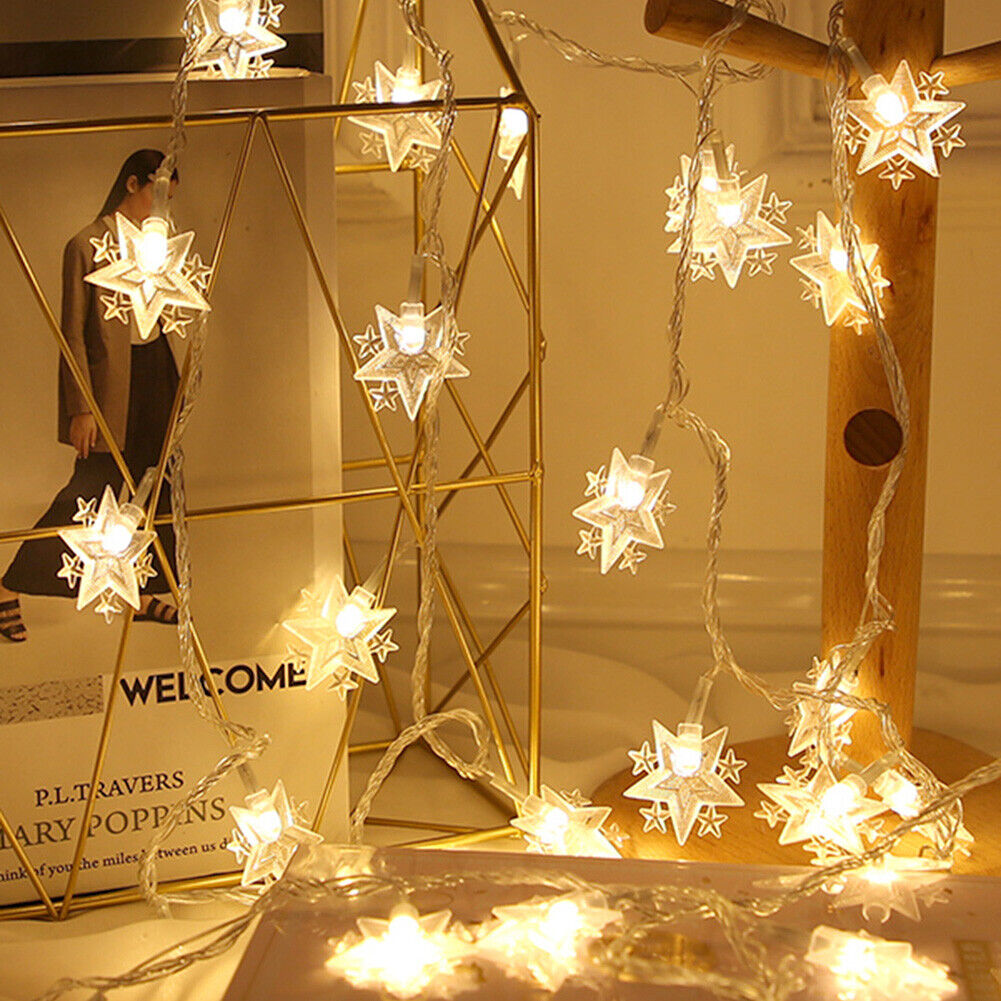 3 Meters 20LED Star Light String Fantasy Christmas Decor Fairy Garland Lamp