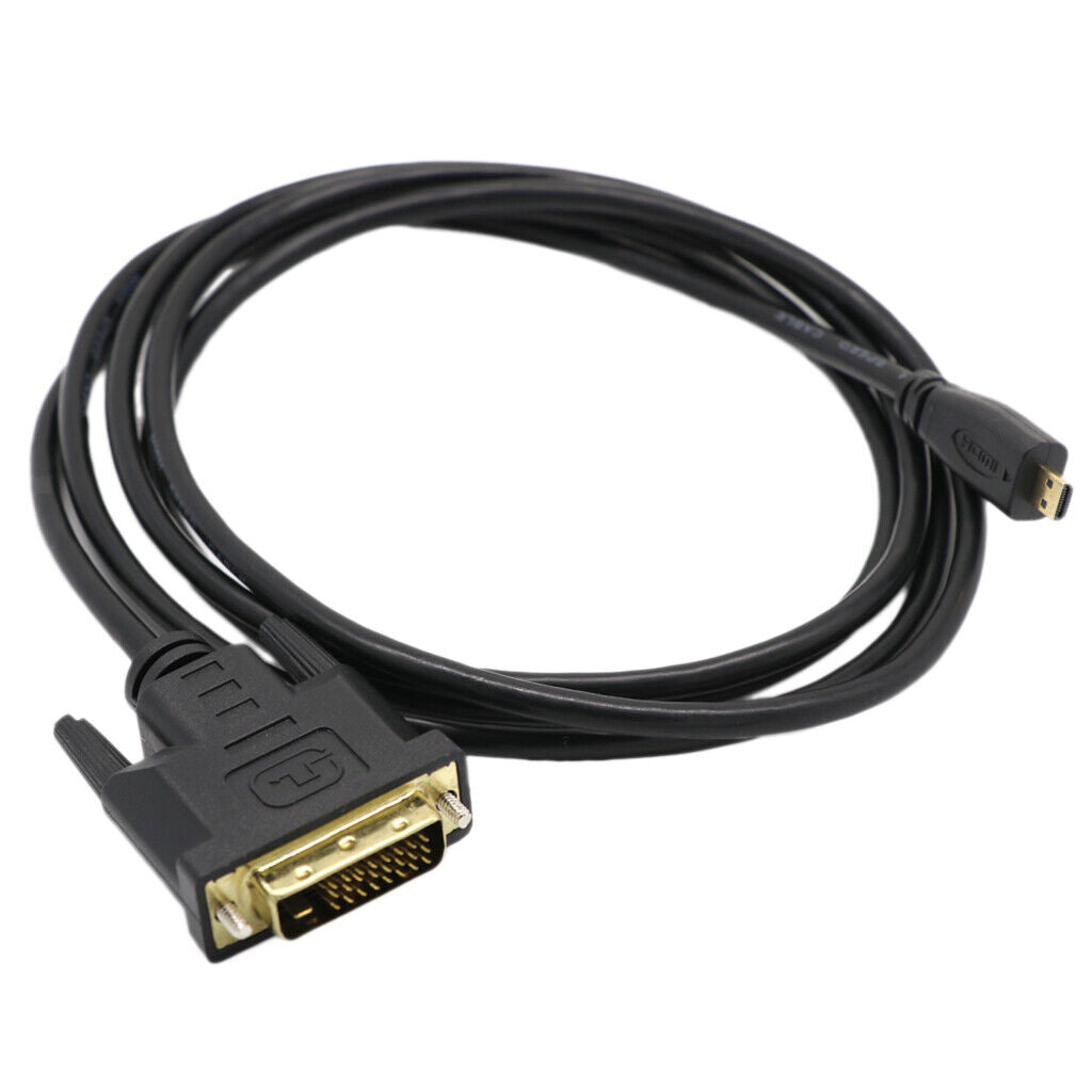 HDMI Cable, High Speed Micro HDMI to DVI Cable 1.8M