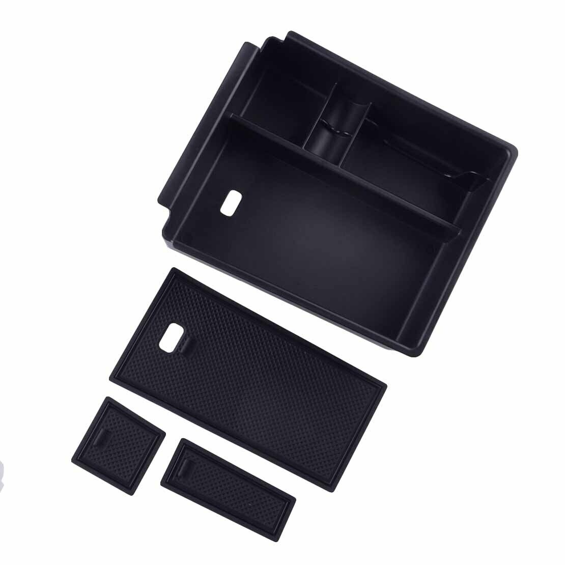 Black Center Armrest Storage Box Container Fit For Hyundai Tucson NX4 2021 2022