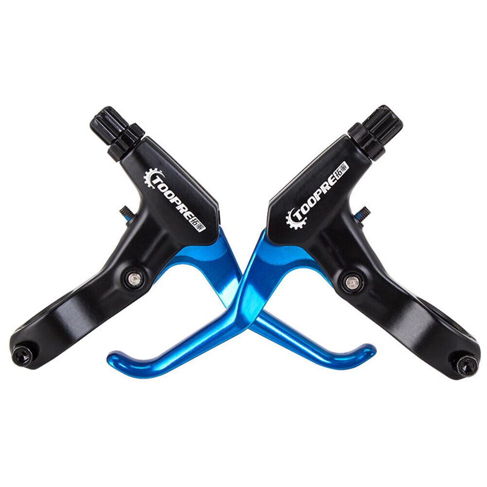 TOOPRE 1 Pair MTB Bike Brake Handle Lever Aluminum Alloy Clutch Grip (Blue)