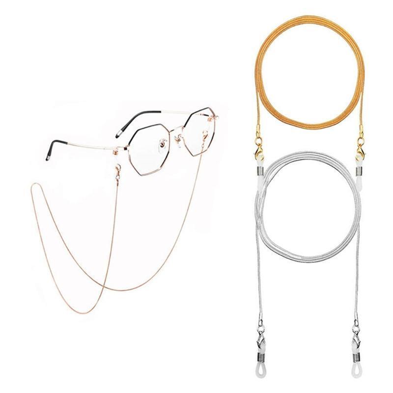 Chains for Glasses Elegant Glasses Holder Bead Strap/Holder Adjustable Hanging
