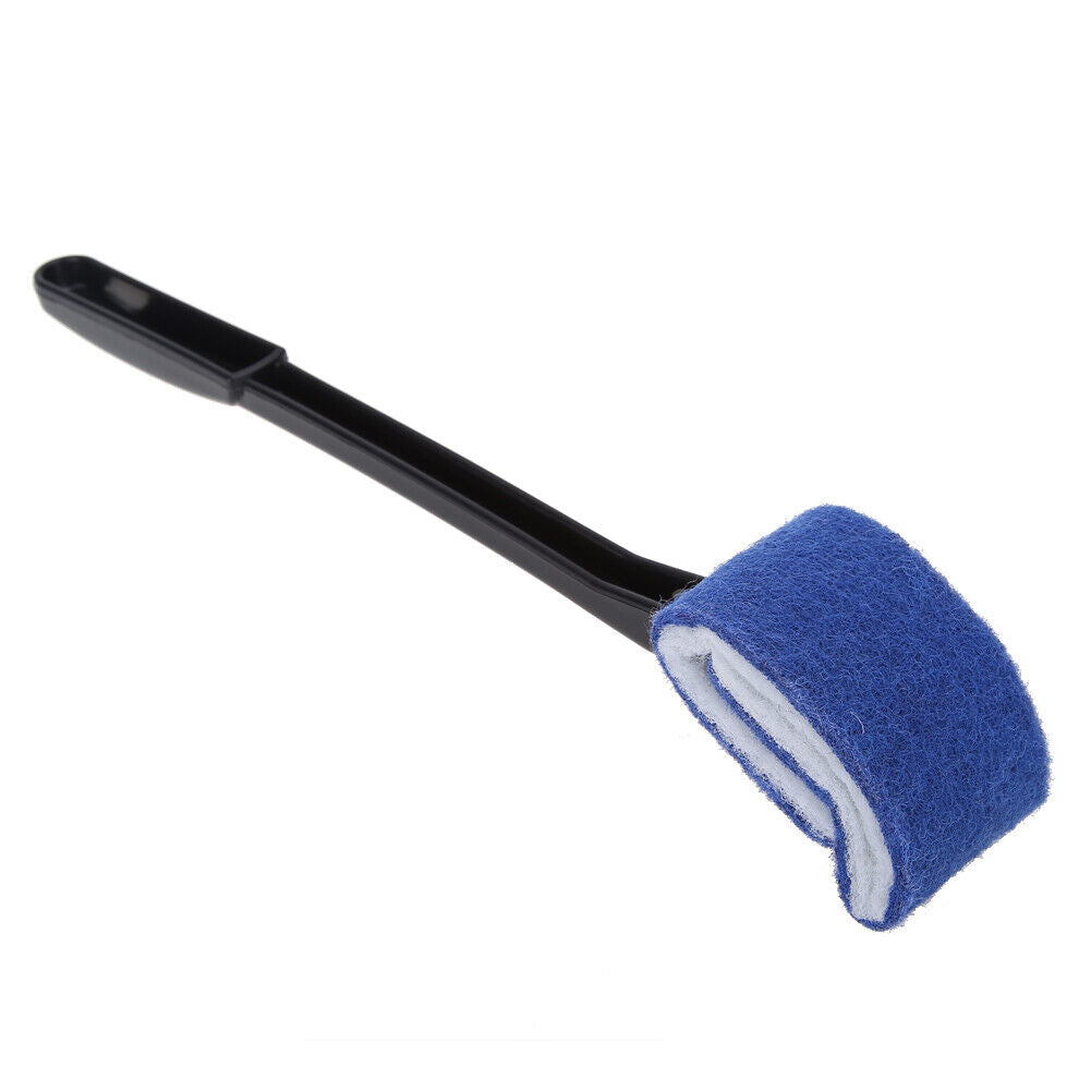 Plastic Long Handle Bathroom Toilet Scrub Lavatory Cleaning Brush(Black)