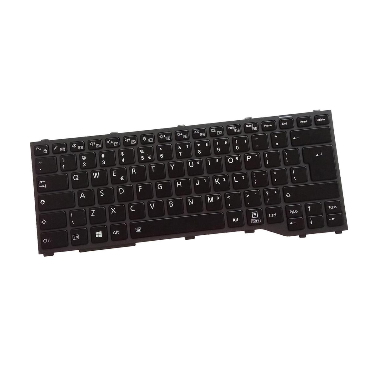 Laptop Replacement Keyboard Repair Part Grey Frame US Layout for T937 T938
