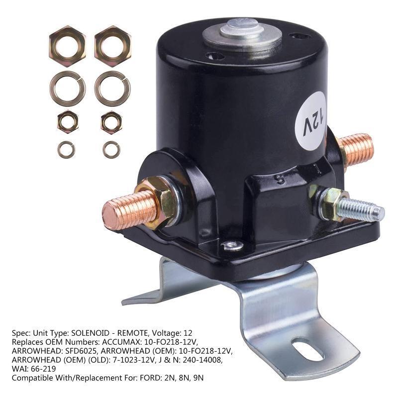Professional Solenoid Relay SFD6025 Relay Easy Installation for 2N 8N 9N Tractor
