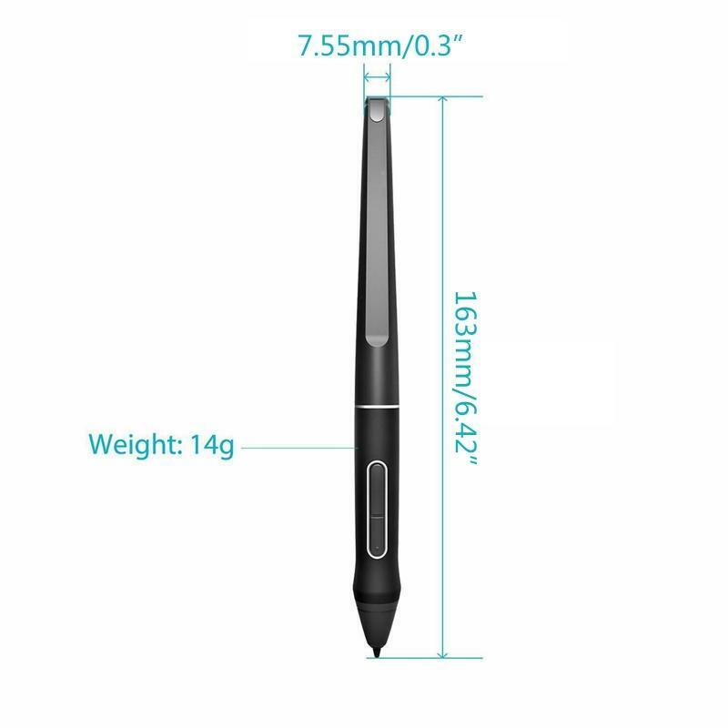 Stylus Pen PW507 For-HUION Kamvas Pro 12/ Pro 13/ Pro 16/16/20 Express Keys
