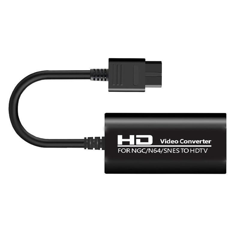 N64 to HDMI-Compatible Video Converter Adapter Cable Cord for TV DVD Plug & Play