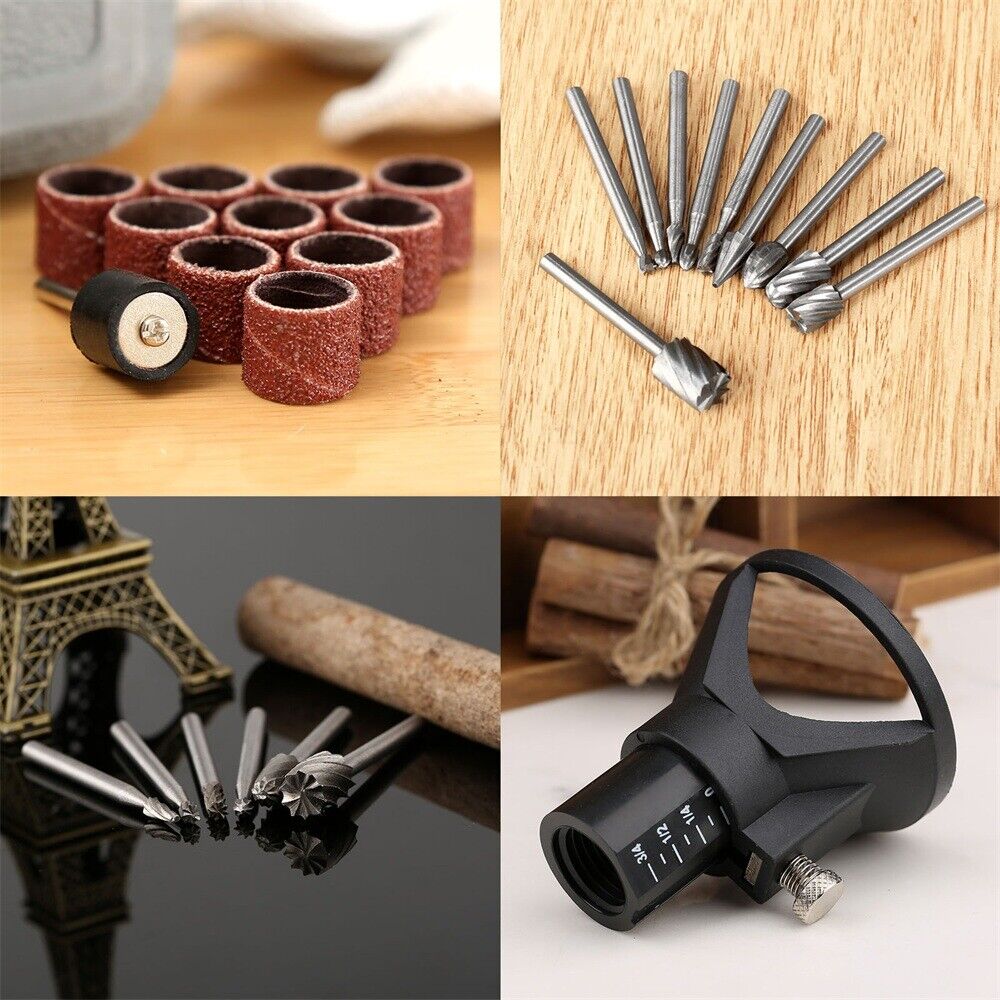 Grinder Accessory Metal Wood Plastic Polish Grinding Carving Rotary Tool Kit C6B