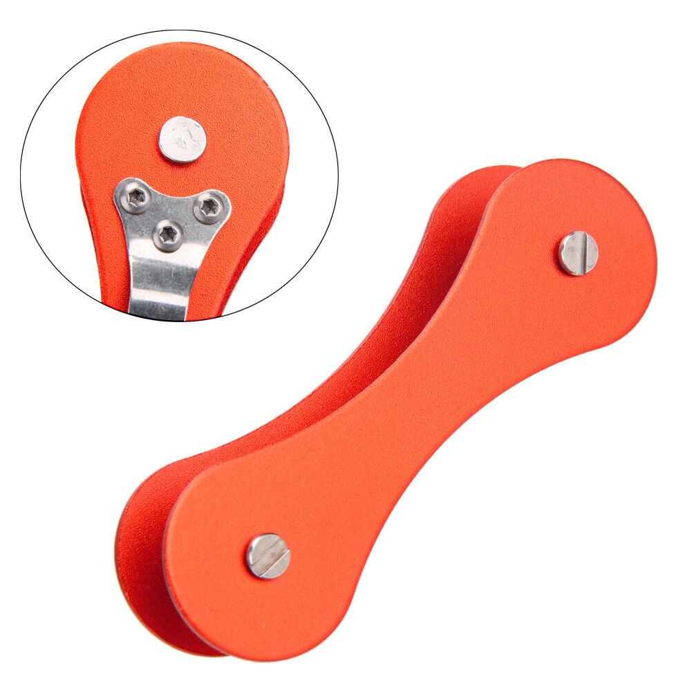 EDC Aluminum Hard Oxide Key Holder Organizer Clip Folder Keyring Keychain
