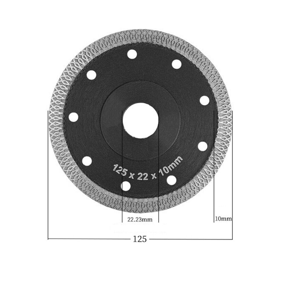 Diamond Saw Blade Tile Ceramic Granite Marble Cutting Disc Grinder (125mm)