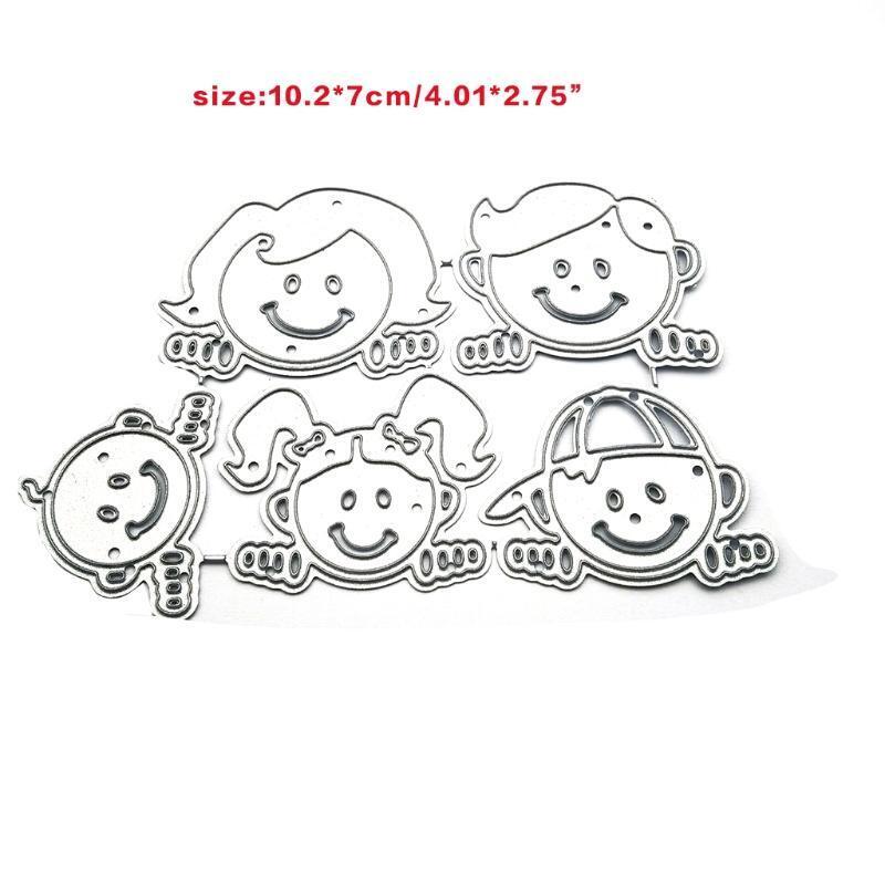 Family Metal Cutting Dies Stencil DIY Scrapbook Album Paper Card Template Mold