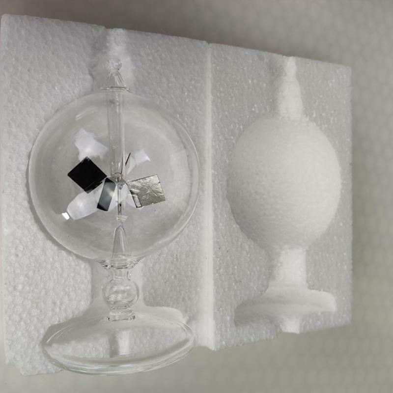 Glass Radiometer Radiation Dosimeter Clear Solar Power Radiometer Vanes Science