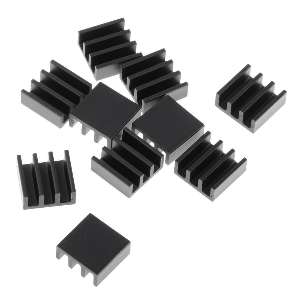 10pcs 11x11x5mm Heatsink Cooling   Aluminum Heat Sink Cooler for CPU