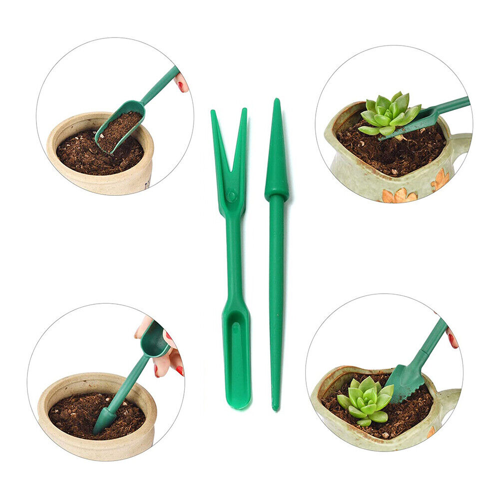 7pcs Succulent Transplanting Bonsai Seedling Drilling Garden Planter Kit