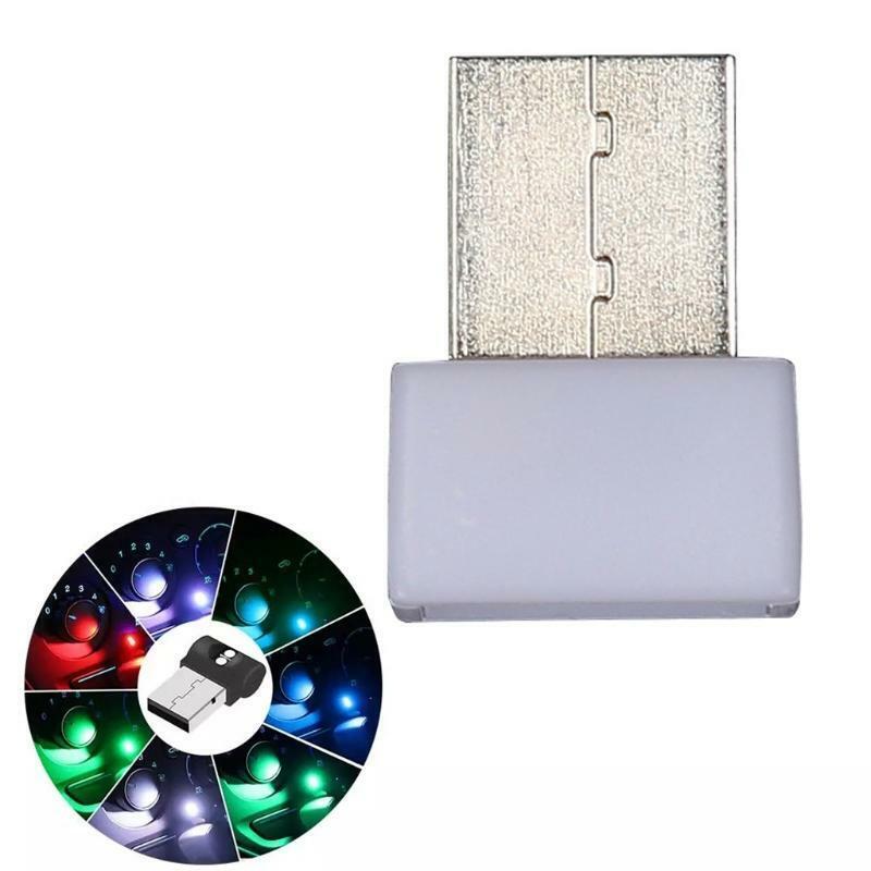 LED Car Atmosphere Light Voice Control Light for Car Keyboard Laptop Decoration