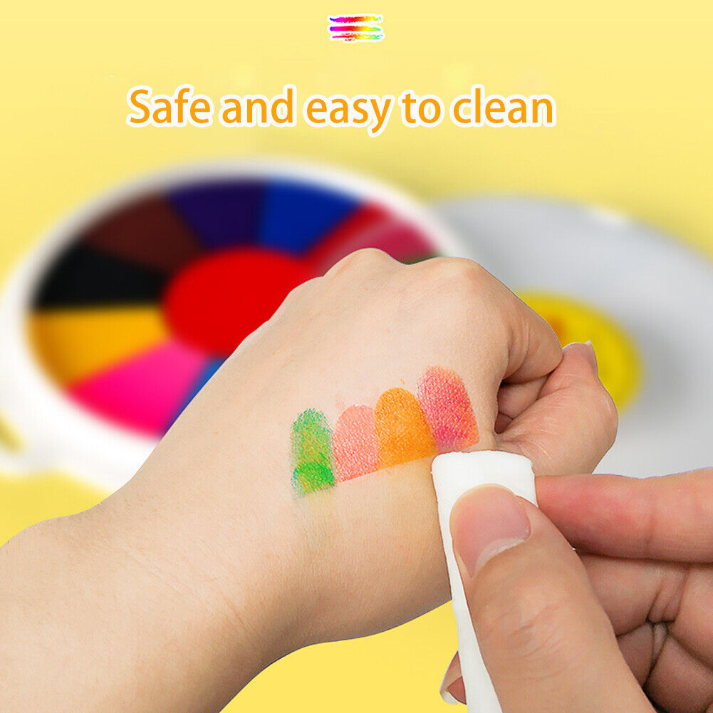 Finger Painting Ink Pad Stamp DIY Kids Finger Montessori Drawing (12 Color)