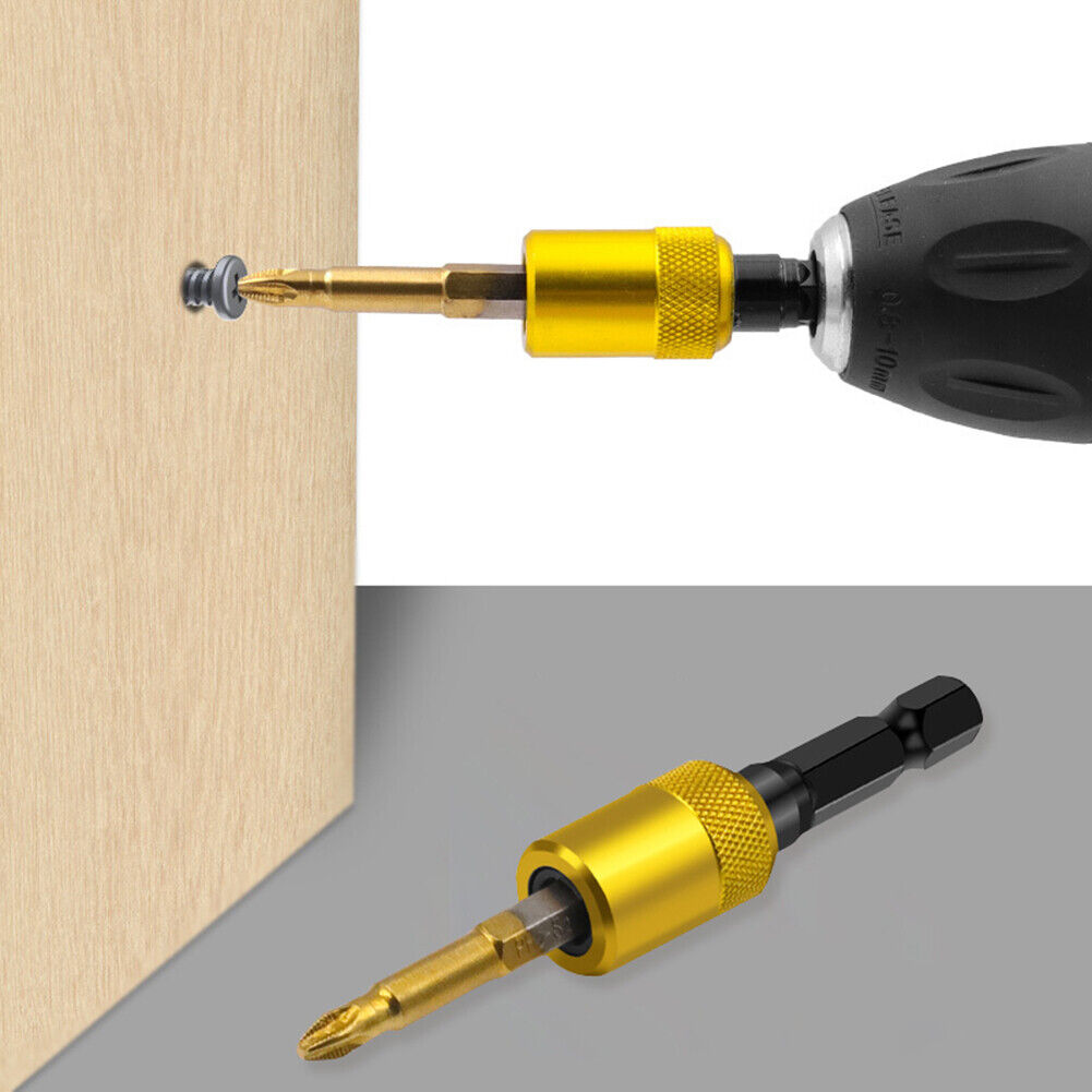 60mm Electric Drill Screwdriver Batch Extension Bit Adapter Rod (Yellow)