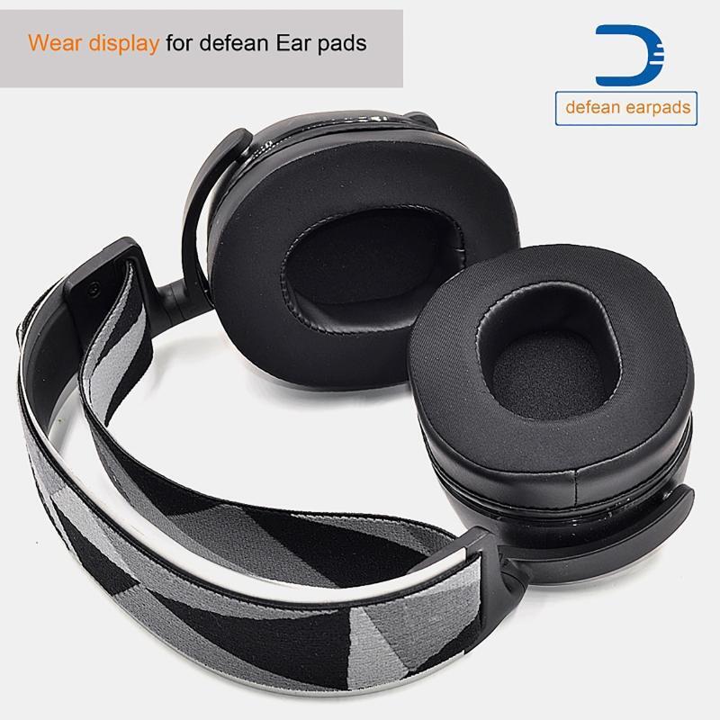Pair Leather Earpads Replacement forAudio Technica ATH M30 / M30X Headphone