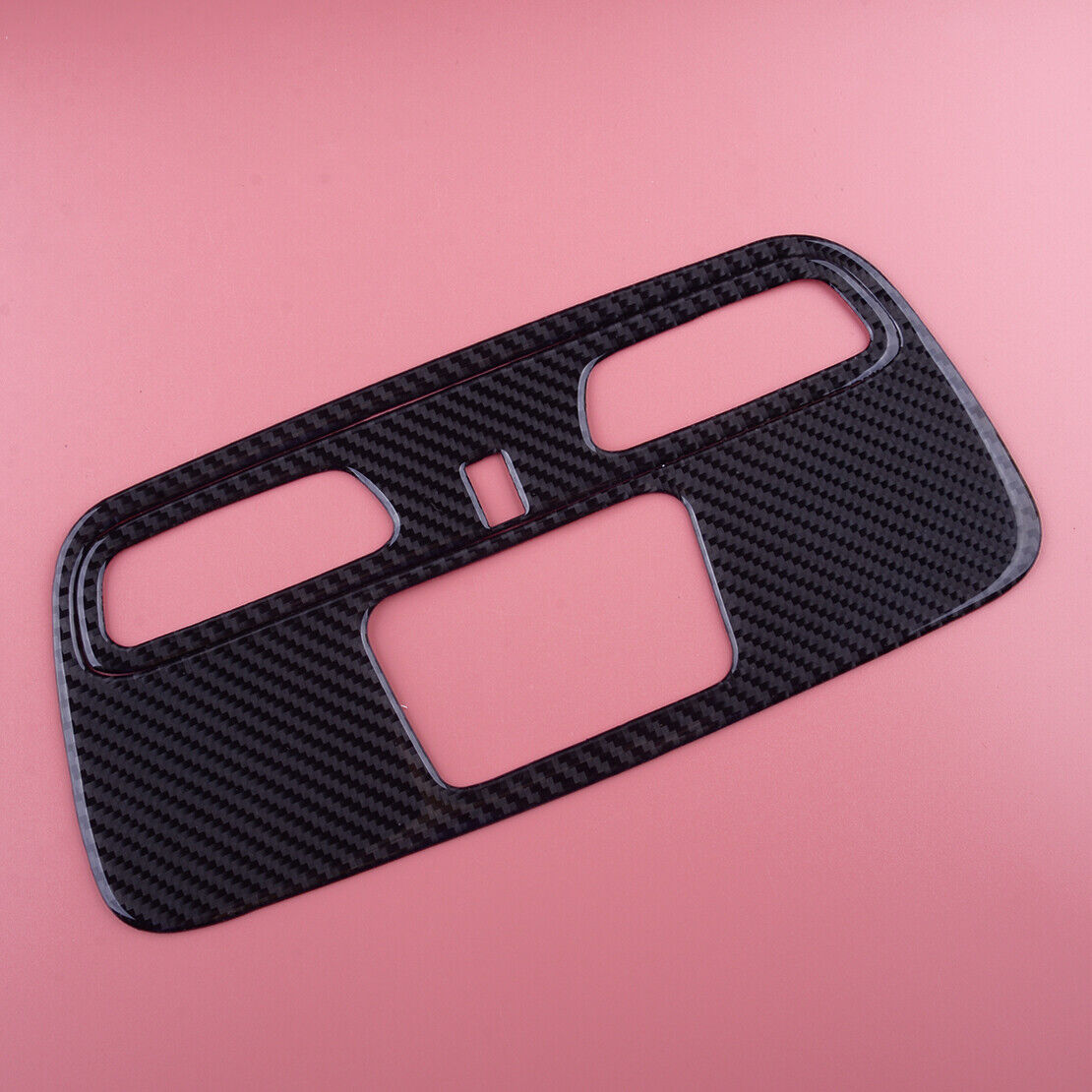 Carbon Fiber Front Reading Light Cover Trim Fit for Chevrolet Camaro 2016-2020