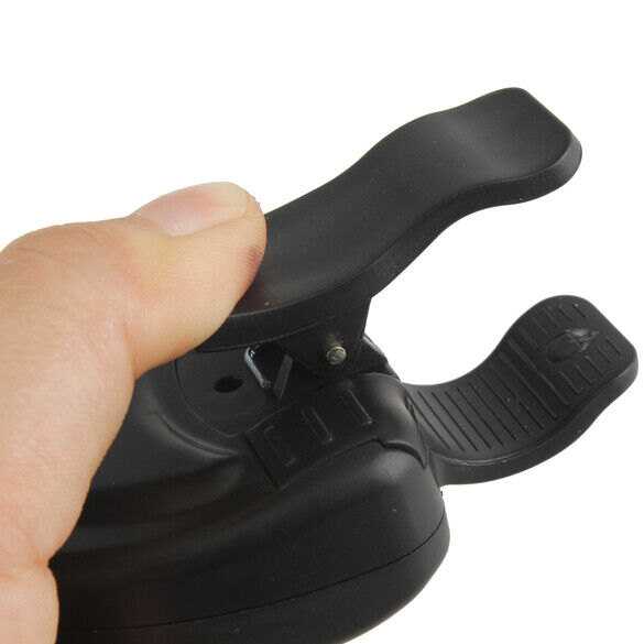 Electronic Fish Bite Finder Alarm LED Light Bell Clip On Fishing Rod Black