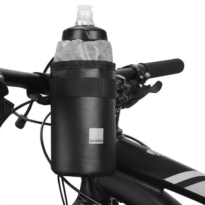 Bike Handlebar Water Bottle Bag Bicycle Insulated Stem Drink Cup Holder Bag