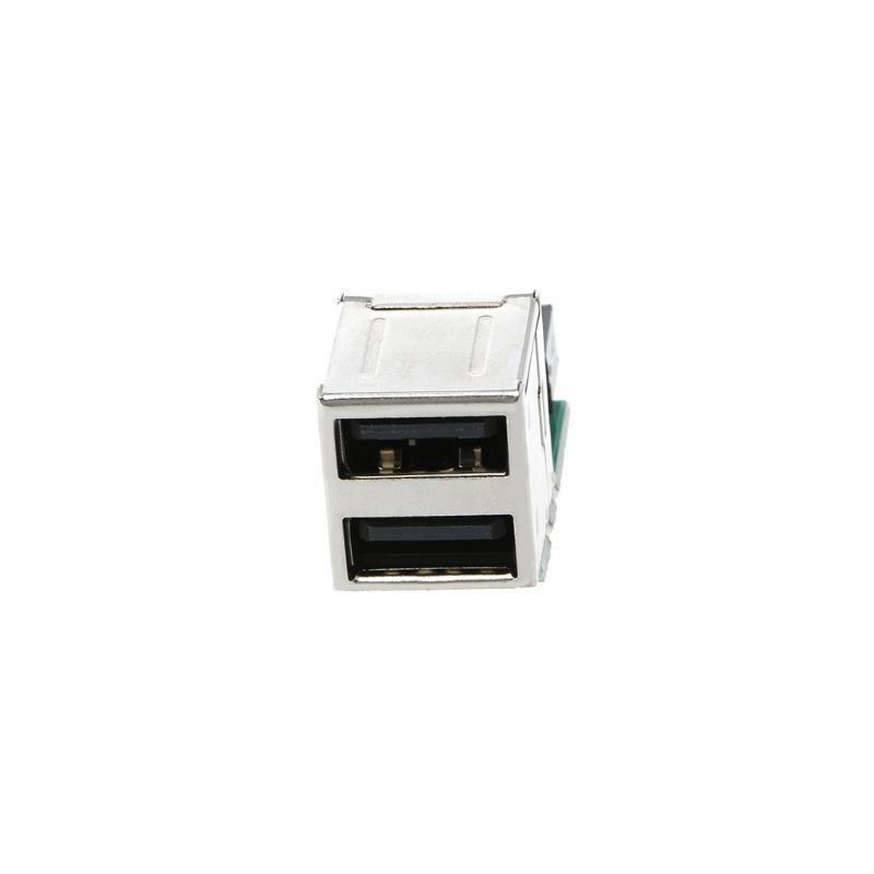 Internal Motherboard 9Pin To 2 Port USB 2.0 A Female Adapter Converter PCB Board