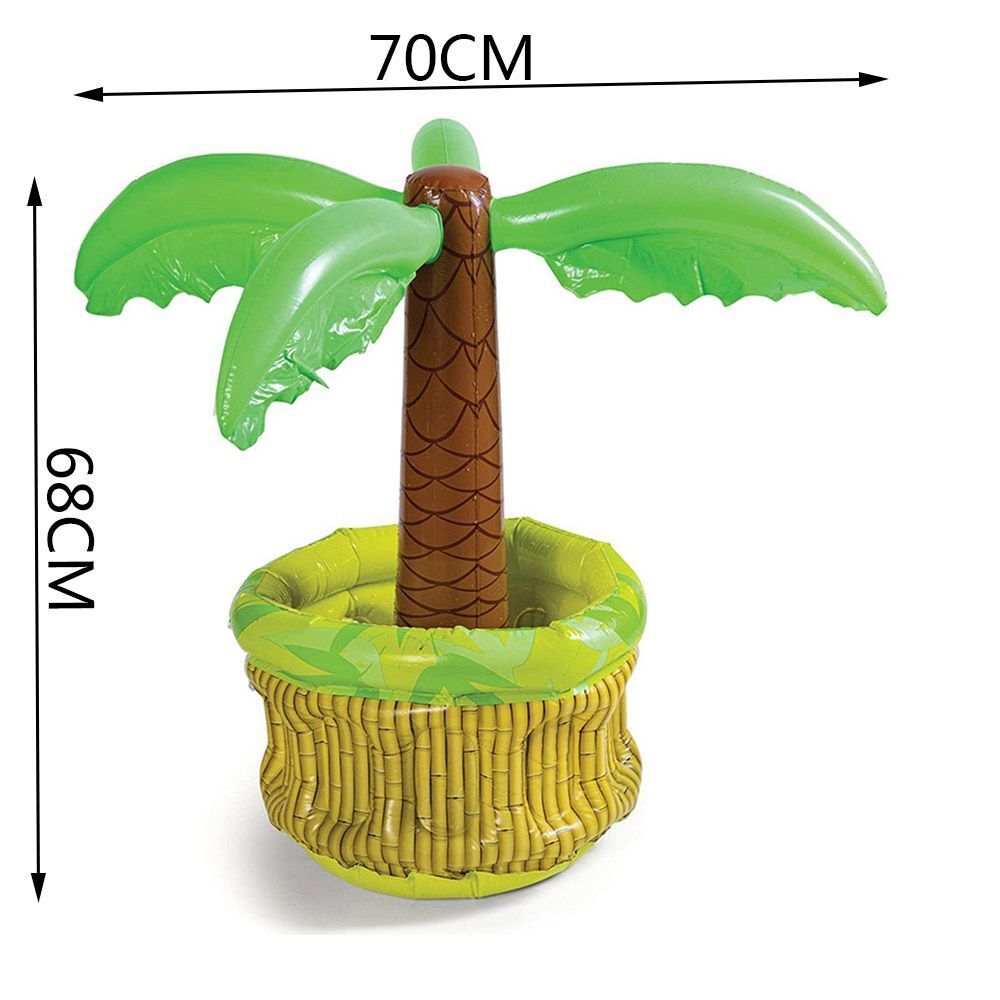 Drink Container Ice Bucket Coconut Tree Drinking Cooler Inflatable Pool Float