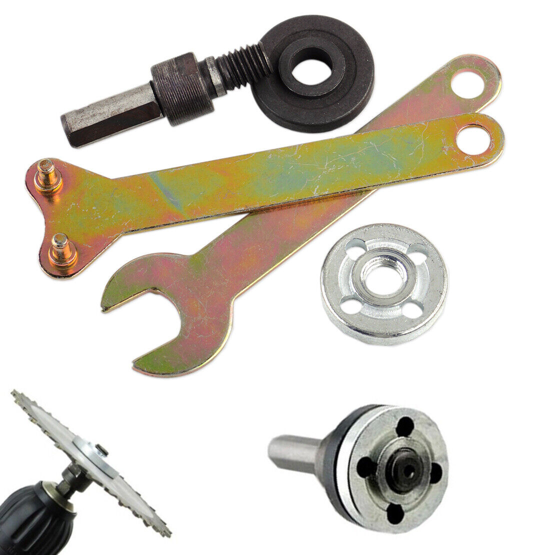Angle Grinder Flange Lock Nut & Spanner Wrench Pin fit for Milwaukee Makita Li