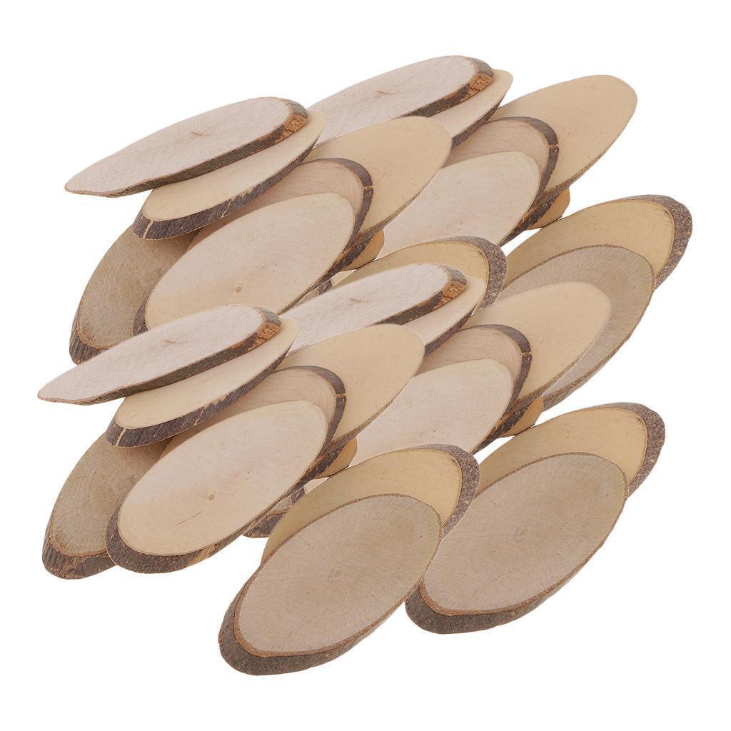 40Set  Natrual Wooden  for Centerpieces Party  Ornaments
