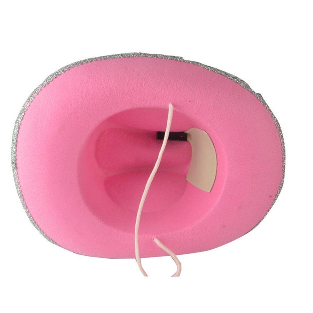 Outdoor Western Cowboy Cowgirl Hat Costume Crystal Beaded Sun Hats Fedoras